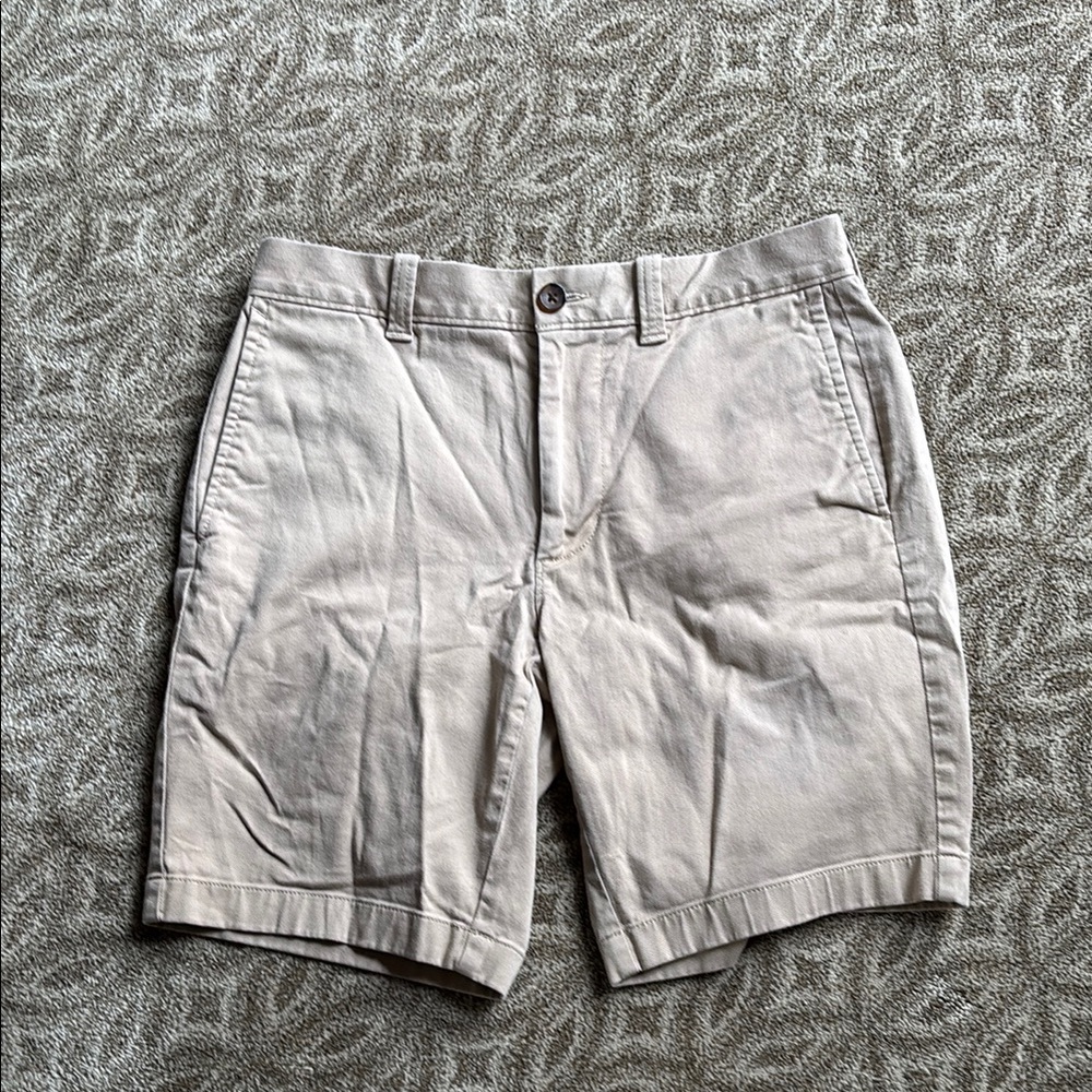 J. Crew Tan Flat Front Shorts